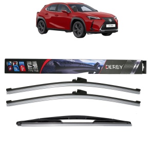 Set 3 stergatoare LEXUS UX (_AA1_, _AH1_, _MA1_) din 2018-2024, Derby, din cauciuc siliconat rezistent