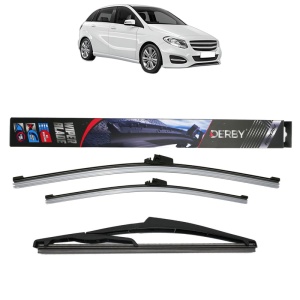 Set 3 stergatoare MERCEDES-BENZ B-CLASS Sports Tourer (W246, W242) din 2011-2018, Derby, din cauciuc siliconat rezistent