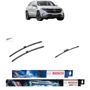 Set 3 stergatoare MERCEDES-BENZ EQC (N293) din 2019-2023, Bosch Aerotwin, din cauciuc siliconat rezistent