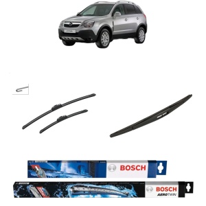 Set 3 stergatoare OPEL ANTARA A (L07) din 2006-2017, Bosch Aerotwin Retrofit, din cauciuc siliconat rezistent