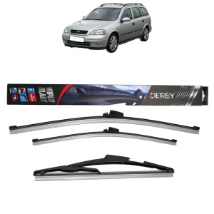 Set 3 stergatoare OPEL ASTRA H Estate Van (L70) din 2004-2014, Derby, din cauciuc siliconat rezistent - Img 1