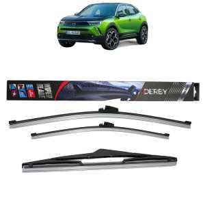 Set 3 stergatoare OPEL MOKKA din 2020-2024, Derby, din cauciuc siliconat rezistent