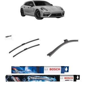 Set 3 stergatoare PORSCHE PANAMERA Sport Turismo (971) din 2017-2023, Bosch Aerotwin, din cauciuc siliconat rezistent