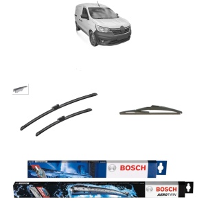 Set 3 stergatoare RENAULT EXPRESS Box Body/MPV din 2021, Bosch Aerotwin, din cauciuc siliconat rezistent