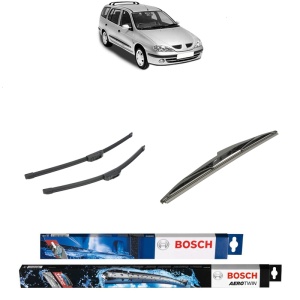 Set 3 stergatoare RENAULT MEGANE I Grandtour (KA0/1_) din 1999-2003, Bosch Aerotwin Retrofit, din cauciuc siliconat rezistent