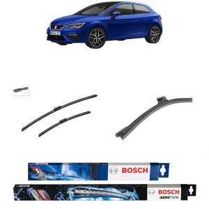 Set 3 stergatoare SEAT LEON (KL1, KLG) din 2019-2021, Bosch Aerotwin, din cauciuc siliconat rezistent