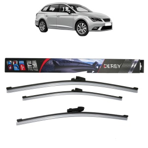 Set 3 stergatoare SEAT LEON ST (5F8) din 2012-2020, Derby, din cauciuc siliconat rezistent