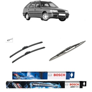 Set 3 stergatoare SKODA FELICIA II Estate (6U5) din 1996-2001, Bosch Aerotwin Retrofit, din cauciuc siliconat rezistent