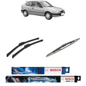 Set 3 stergatoare TOYOTA COROLLA Compact (_E11_) din 1997-2002, Bosch Aerotwin Retrofit, din cauciuc siliconat rezistent