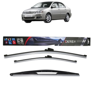 Set 3 stergatoare TOYOTA COROLLA Saloon (_E12_) din 2001-2008, Derby, din cauciuc siliconat rezistent