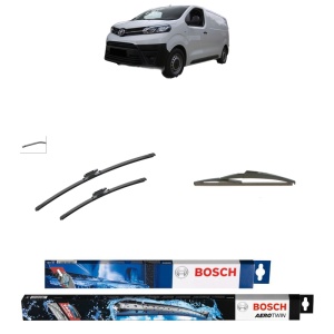 Set 3 stergatoare TOYOTA PROACE Platform/Chassis (MDZ_) din 2016-2025, Bosch Aerotwin, din cauciuc siliconat rezistent