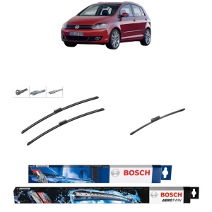 Set 3 stergatoare VOLKSWAGEN GOLF PLUS Van (521) din 2009-2014, Bosch Aerotwin Multi, din cauciuc siliconat rezistent