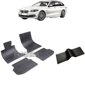 Set 5 covorase auto BMW SERIA 5 F11 din 03.2010 - 2013, cu covoras tunel median, Caroserie COMBI X-DRIVE