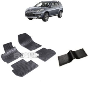 Set 5 covorase auto CITROEN C-CROSSER din 03.2007 - 08.2012, cu covoras tunel median, Caroserie SUV