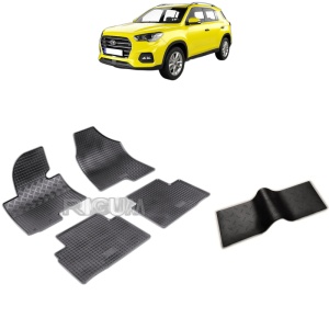 Set 5 covorase auto HYUNDAI IX35 din 2010 - 06.2015, cu covoras tunel median, Caroserie SUV