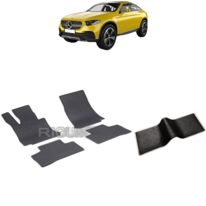 Set 5 covorase auto MERCEDES GLC COUPE C253 din 09.2016 - 2023, cu covoras tunel median, Caroserie COUPE C253