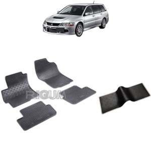 Set 5 covorase auto MITSUBISHI LANCER IX FABRICATIE 10.2007 - 08.2017, cu covoras tunel median, Caroserie COMBI