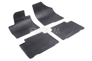 Set 5 covorase auto NISSAN MICRA K14 din 03.2017 - 2026, cu covoras tunel median, Caroserie HATCHBACK - Img 2
