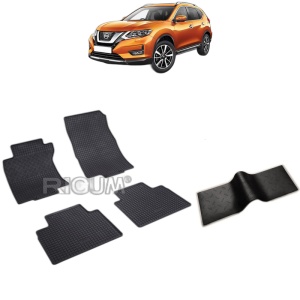 Set 5 covorase auto NISSAN X-TRAIL T32 din 08.2014 - 12.2021, cu covoras tunel median, Caroserie SUV