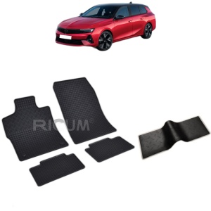 Set 5 covorase auto OPEL ASTRA L PHEV SPORTS TOURER FABRICATIE 01.2022 - 2026, cu covoras tunel median, Caroserie COMBI