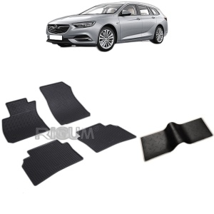 Set 5 covorase auto OPEL INSIGNIA B din 07.2017 - 2026, cu covoras tunel median, Caroserie COMBI