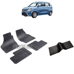 Set 5 covorase auto SUZUKI WAGON R+ din 2000 - 12.2007, cu covoras tunel median, Caroserie HATCHBACK