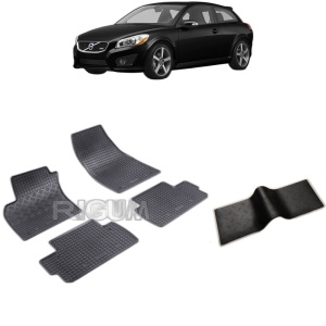 Set 5 covorase auto VOLVO C 30 din 2006 - 12.2012, cu covoras tunel median, Caroserie HATCHBACK