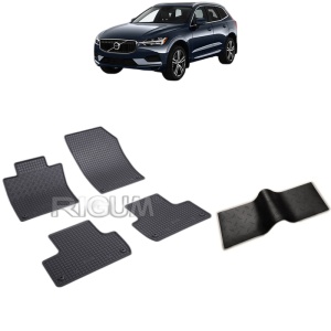 Set 5 covorase auto VOLVO XC 60 II din 07.2017 - 2026, cu covoras tunel median, Caroserie SUV
