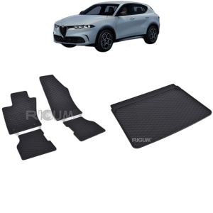Set Covorase Auto Si Tavita Portbagaj ALFA ROMEO TONALE MHEV din 2022 - 2026, caroserie suv, PORTBAGAJ INFERIOR SI SUPERIOR
