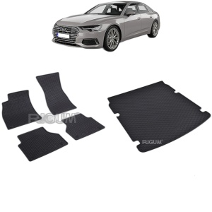 Set Covorase Auto Si Tavita Portbagaj AUDI A6 C8 din 06.2018 - 2026, caroserie sedan,
