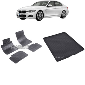 Set Covorase Auto Si Tavita Portbagaj BMW SERIA 3 F30 din 01.2012 - 02.2019, caroserie sedan,