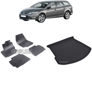 Set Covorase Auto Si Tavita Portbagaj FORD MONDEO IV din 09.2007 - 12.2014, caroserie combi,