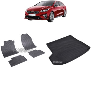 Set Covorase Auto Si Tavita Portbagaj KIA CEED PRO III din 12.2018 - 2026, caroserie hatchback, CU SUBWOOFER