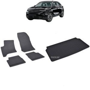 Set Covorase Auto Si Tavita Portbagaj OPEL MOKKA B HYBRID (MHEV) din 2024 - 2026, caroserie suv, PORTBAGAJ INFERIOR SI SUPERIOR