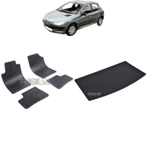 Set Covorase Auto Si Tavita Portbagaj PEUGEOT 206 din 2002 - 2007, caroserie combi,