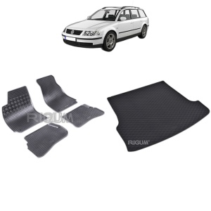 Set Covorase Auto Si Tavita Portbagaj VOLKSWAGEN PASSAT B5 din 10.1996 - 2005, caroserie combi,