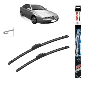 Set stergatoare auto ALFA ROMEO 166 (936_) din 1998-2007, Bosch Aerotwin Retrofit, din cauciuc siliconat rezistent