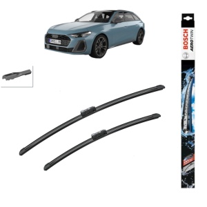 Set stergatoare auto AUDI A5 Avant (FU5) din 2024-2025, Bosch Aerotwin, din cauciuc siliconat rezistent - Img 1