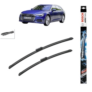 Set stergatoare auto AUDI A6 C8 Avant (4A5) din 2018-2023, Bosch Aerotwin, din cauciuc siliconat rezistent
