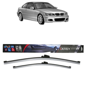 Set stergatoare auto BMW 3 Coupe (E46) din 1998-2006, Derby, din cauciuc siliconat rezistent