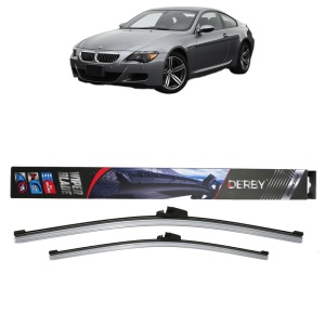 Set stergatoare auto BMW 6 (E63) din 2003-2010, Derby, din cauciuc siliconat rezistent
