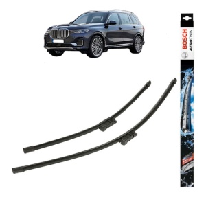 Set stergatoare auto BMW X7 (G07) din 2019-2022, Bosch Aerotwin, din cauciuc siliconat rezistent