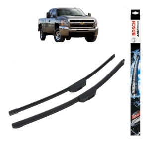 Set stergatoare auto CHEVROLET SILVERADO 2500 HD Extended Cab Pickup din 2008-2013, Bosch Aerotwin Retrofit, din cauciuc siliconat rezistent