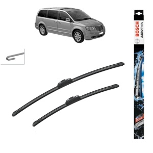 Set stergatoare auto CHRYSLER TOWN & COUNTRY din 2011-2016, Bosch Aerotwin Retrofit, din cauciuc siliconat rezistent