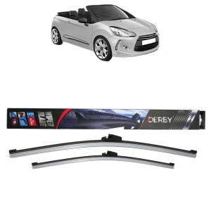 Set stergatoare auto CITROEN DS3 Convertible din 2013-2015, Derby, din cauciuc siliconat rezistent - Img 1