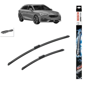 Set stergatoare auto CUPRA LEON Sportstourer (KL8, KU8, KUD) din 2020-2025, Bosch Aerotwin, din cauciuc siliconat rezistent - Img 1