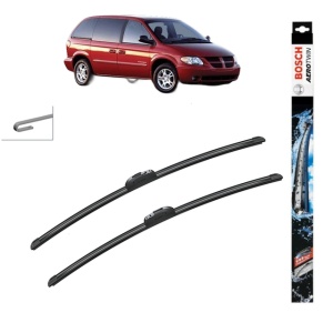 Set stergatoare auto DODGE CARAVAN (RG_) din 2000-2007, Bosch Aerotwin Retrofit, din cauciuc siliconat rezistent