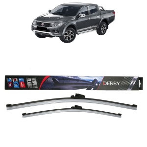 Set stergatoare auto FIAT FULLBACK Pickup (502_, 503_) din 2016, Derby, din cauciuc siliconat rezistent