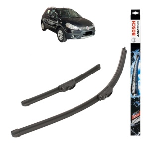 Set stergatoare auto FIAT SEDICI (189_) din 2006-2014, Bosch Aerotwin Retrofit, din cauciuc siliconat rezistent