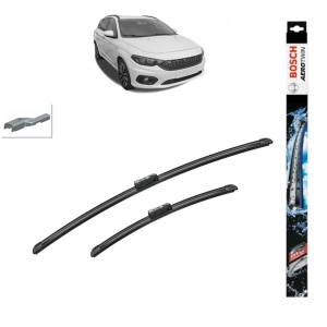Set stergatoare auto FIAT TIPO Estate (356_, 357_) din 2016-2022, Bosch Aerotwin, din cauciuc siliconat rezistent